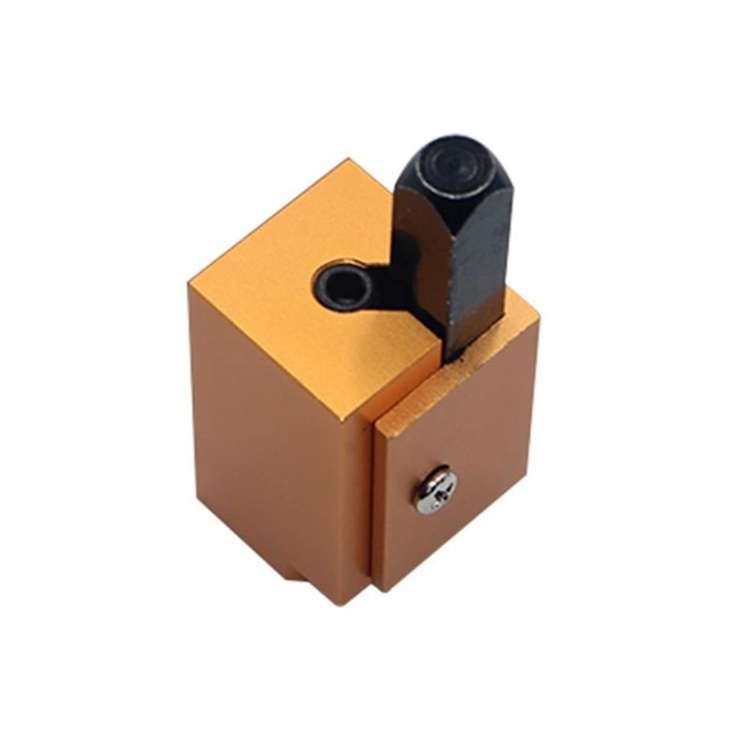 WF6774 Right-Angle Punch Chisel Embedded Hinge Door Lock Groove Woodworking Tool(Black)