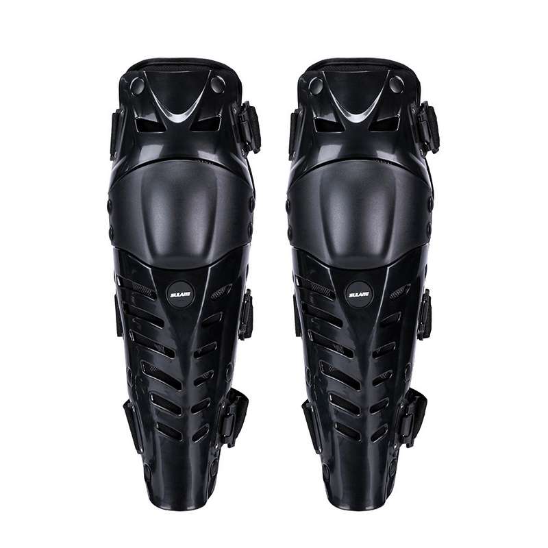 SULAITE Motorcycle Outdoor Riding Anti-Fall Protective Gear Knee Pads(Black)