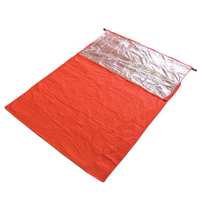Outdoor Hiking Camping Heat-Reflective Thermal Insulation Sleeping Bag Emergency Blanket Double Enve