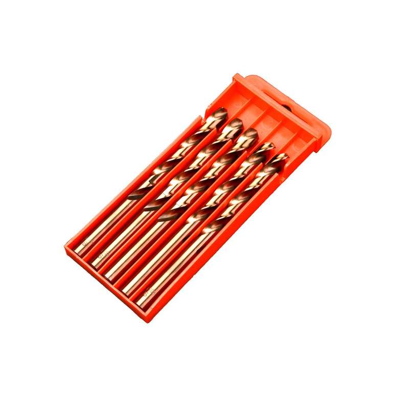 5pcs / Pack 9.0mm High Speed Steel M35 Cobalt-Containing Twist Drill Fully Ground Stainless Steel Dr
