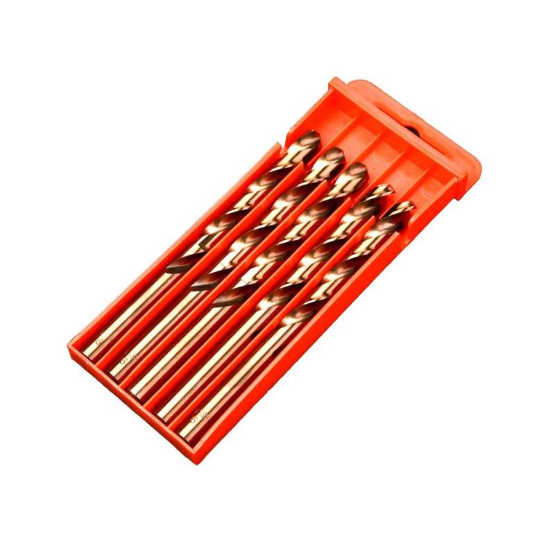 5pcs / Pack 10.5mm High Speed Steel M35 Cobalt-Containing Twist Drill Fully Ground Stainless Steel D