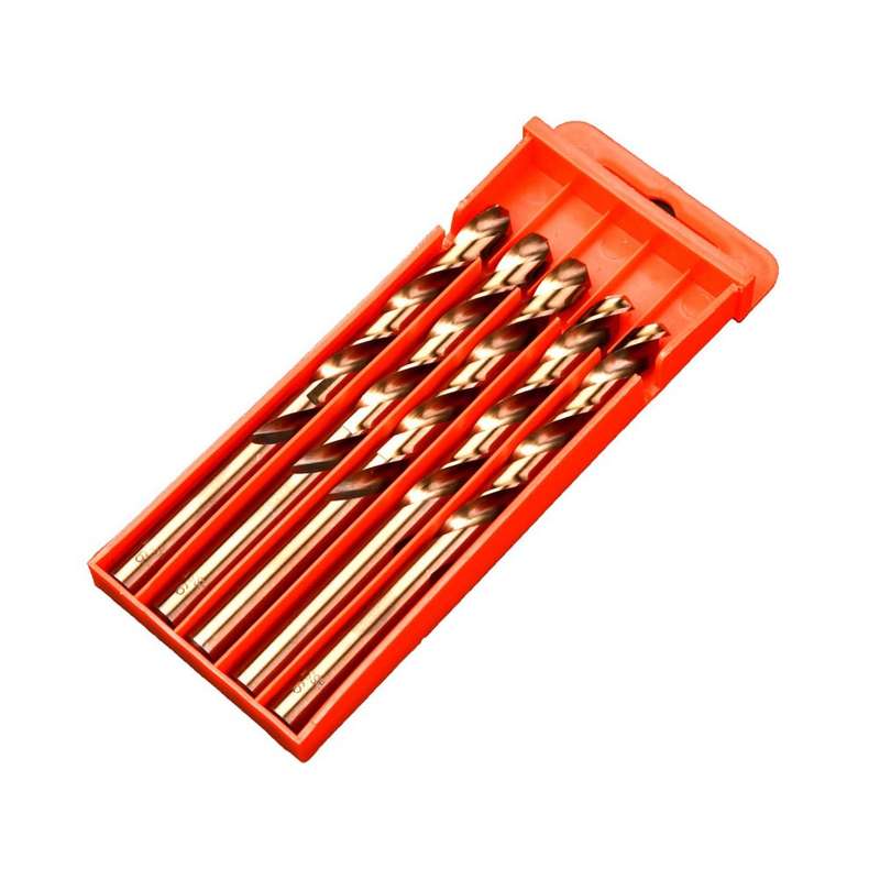 5pcs / Pack 11.0mm High Speed Steel M35 Cobalt-Containing Twist Drill Fully Ground Stainless Steel D