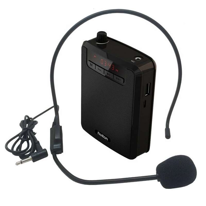 Rolton K300 Portable Voice Amplifier Supports FM Radio/MP3(Orange)
