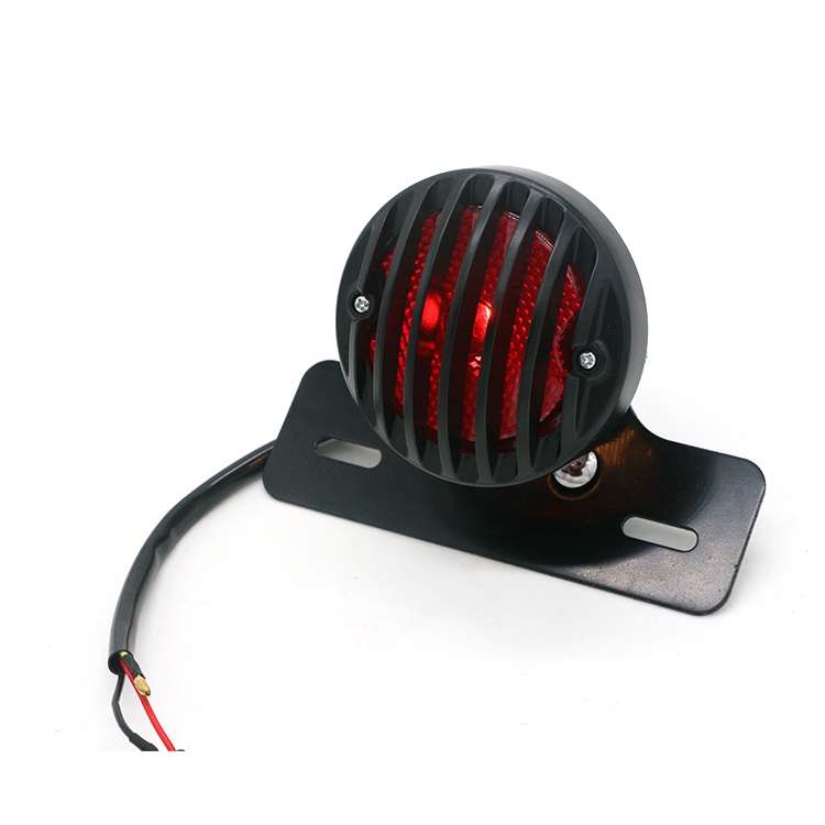 Motorcycle Accessories Retro Waning Tail Light Electric Car Brake Light Card Frame Light Modified Ta