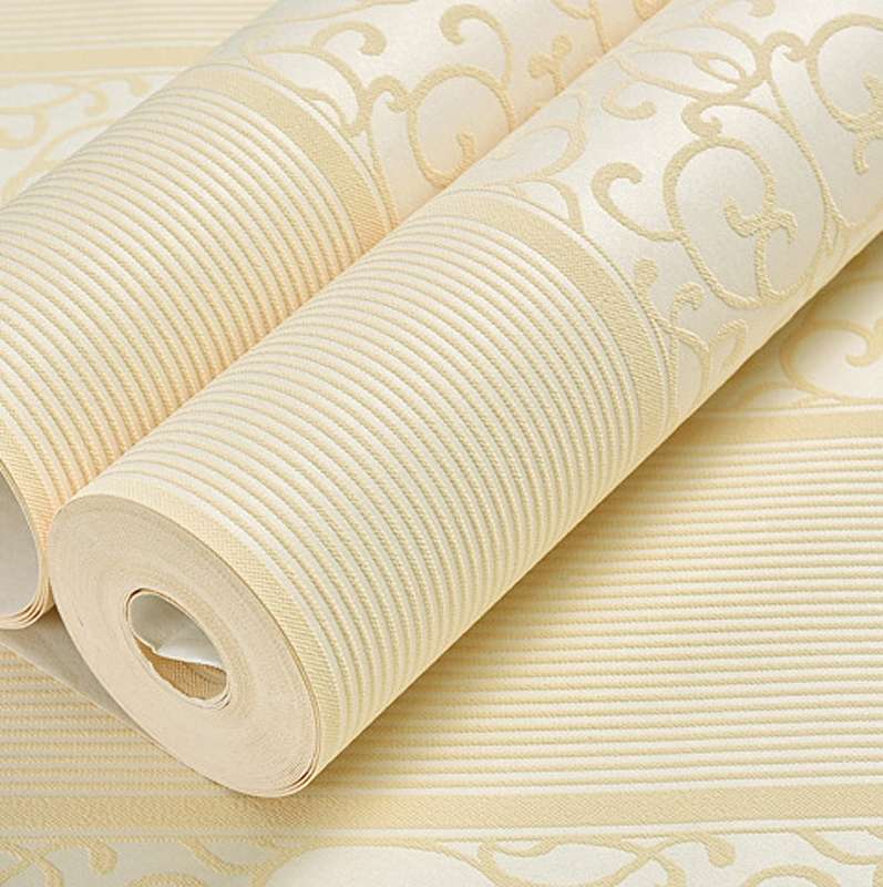 Modern Minimalist Bedroom Living Room Self-Adhesive Non-Woven Wallpaper Sticker, Specification: 0.53