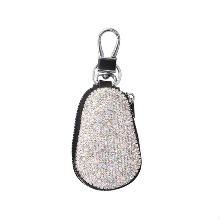 Diamond Car Gourd Key Case Car Key Case(White Diamond)