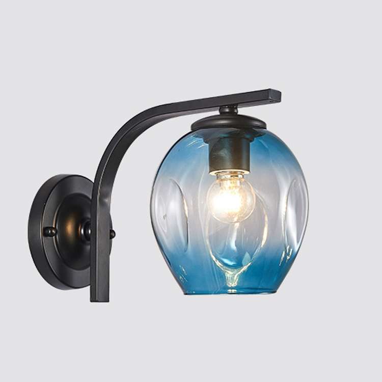 5W Warm Light Simple Bedroom Study Bedside Lamp LED Wall Lamp Creative Corridor Wall Lamp(2035 Gold