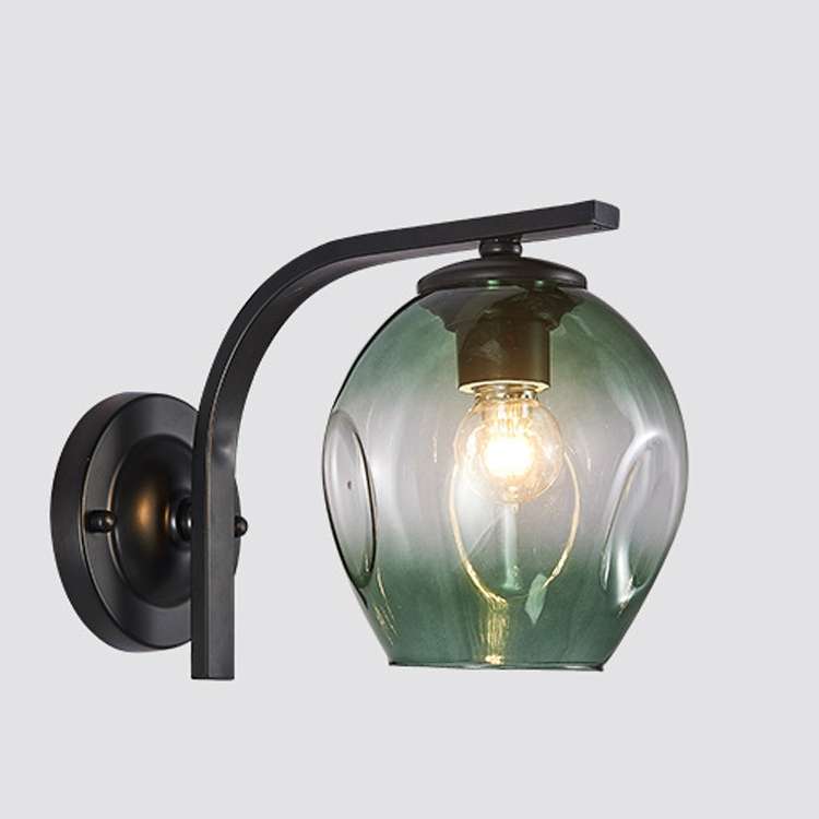 5W Warm Light Simple Bedroom Study Bedside Lamp LED Wall Lamp Creative Corridor Wall Lamp(2035 Gold