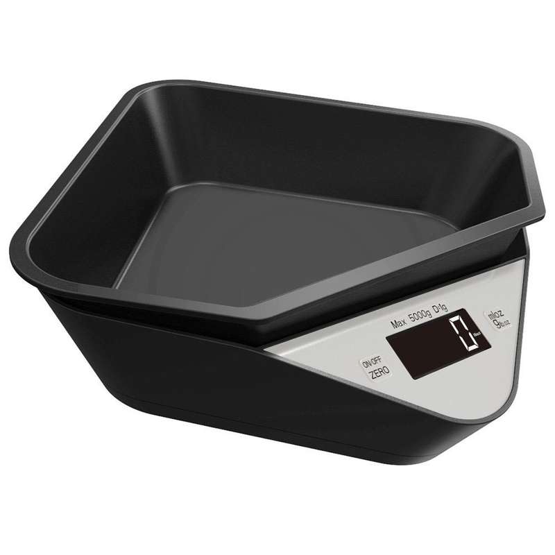 5kg/1g Kitchen Electronic Scale Coffee Scales Baking Food Scale Pallet Scale Pet Scale(Green)