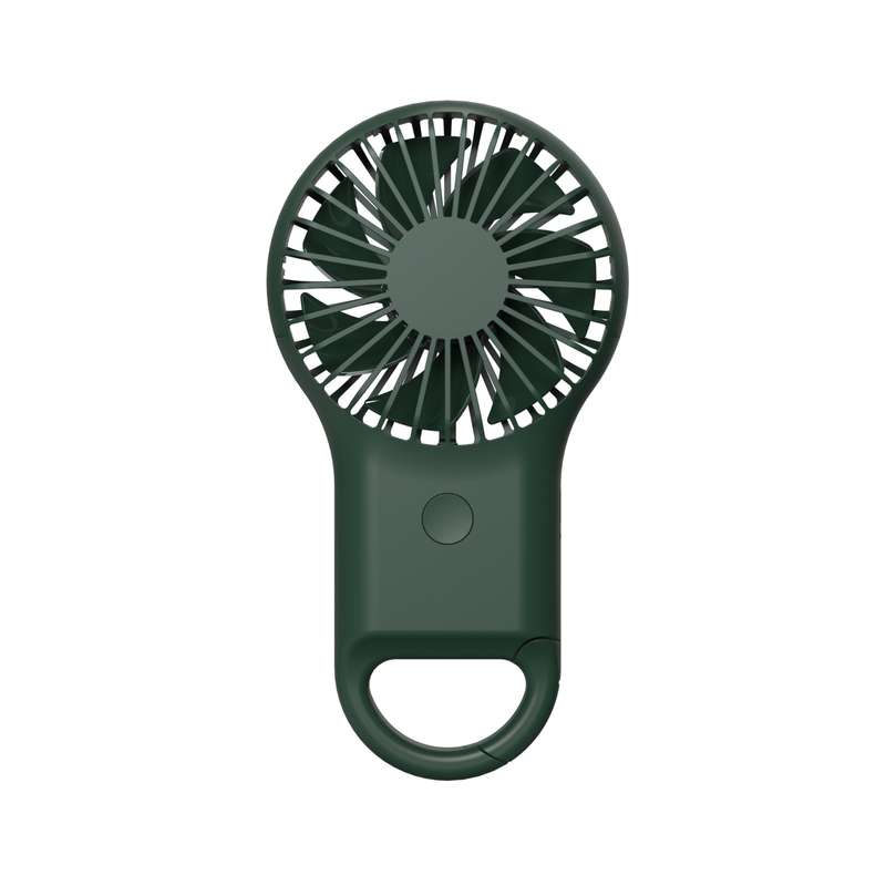 Handheld Pocket Mini Small Fan Portable Charging Outdoor USB Fan With 7 Color Light(Pink)