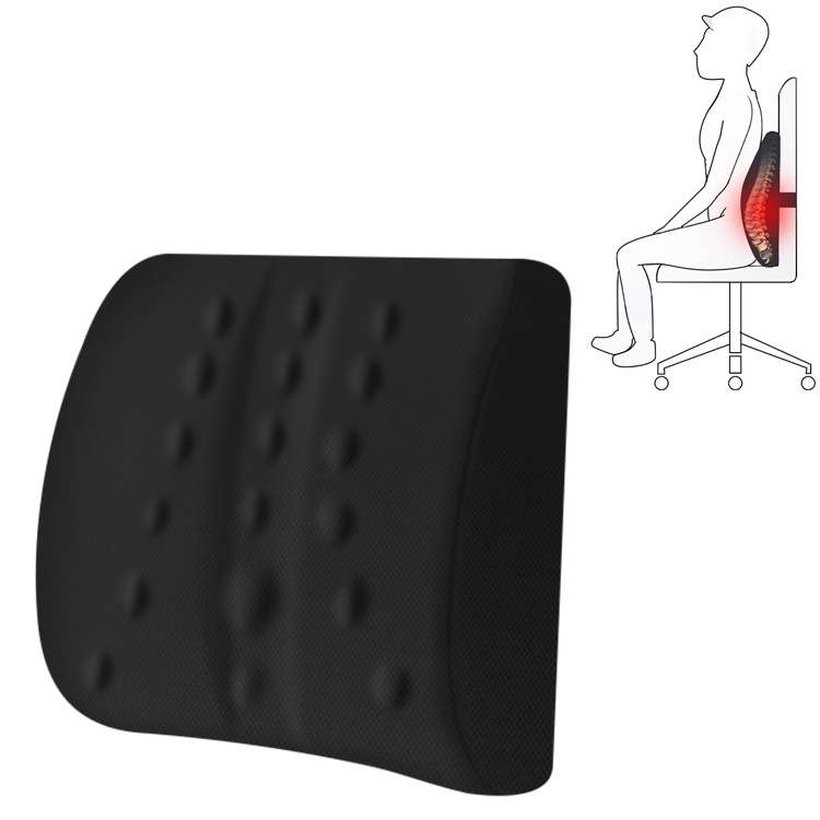Lumbar Cushion Office Maternity Seat Cushion Car Lumbar Memory Foam Lumbar Pillow,Style: Standard (B