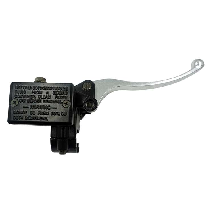 Motorcycle Modification Accessories Pump Assembly Front Hydraulic Brake Oil Pump(White Handle Black