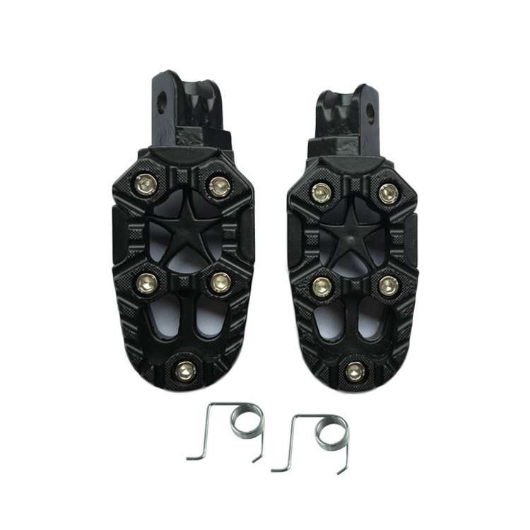 Motorcycle Modified Aluminum Alloy Foot Pedal Accessories(Black)