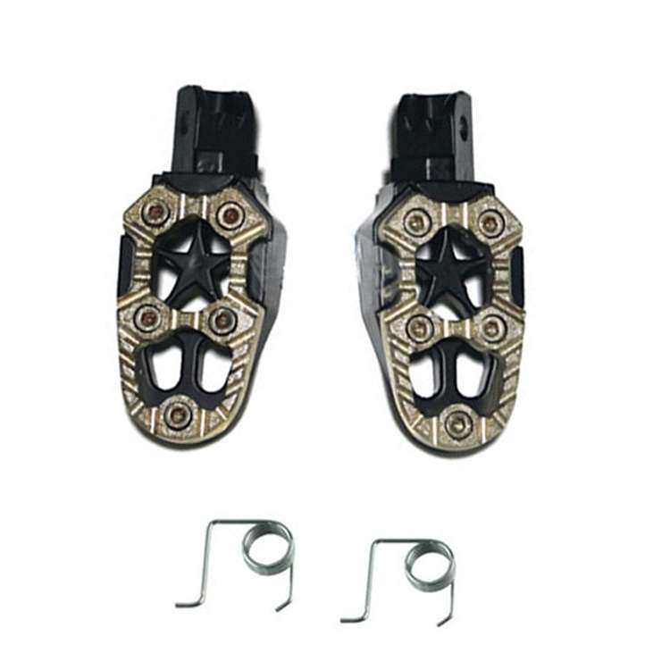 Motorcycle Modified Aluminum Alloy Foot Pedal Accessories(Silver)