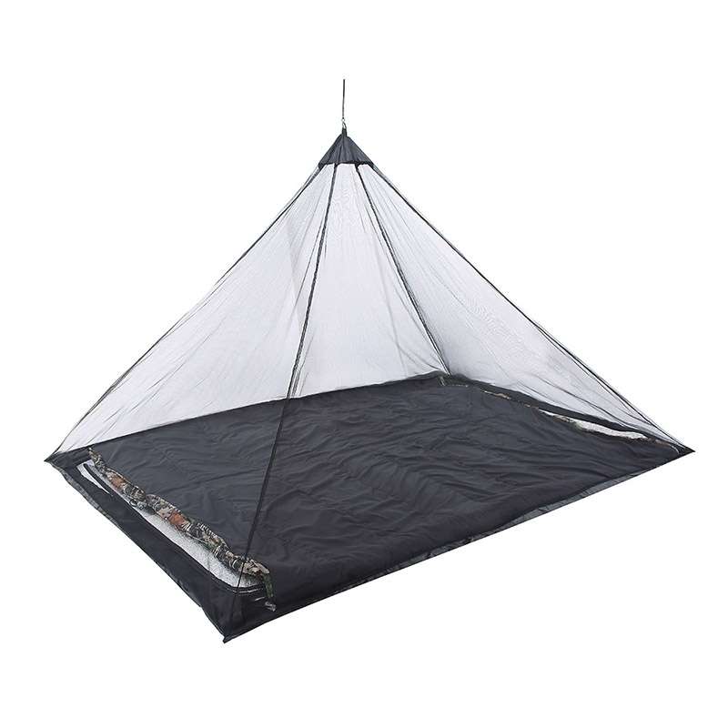 Polyester Mesh Tent Outdoor Camping Single Perspective Anti-Mosquito Net(Army Green)