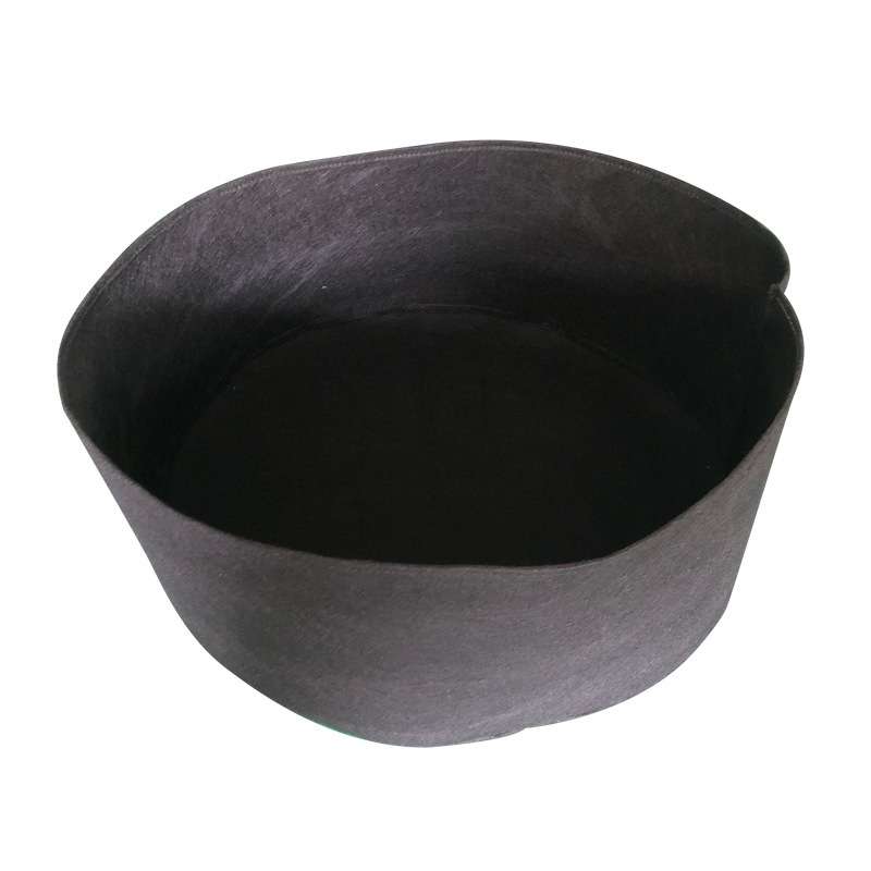 90x30cm 190L Felt Planting Barrel Indoor Outer Round Plant Bag Non-Woven Seedling Bag(Green)