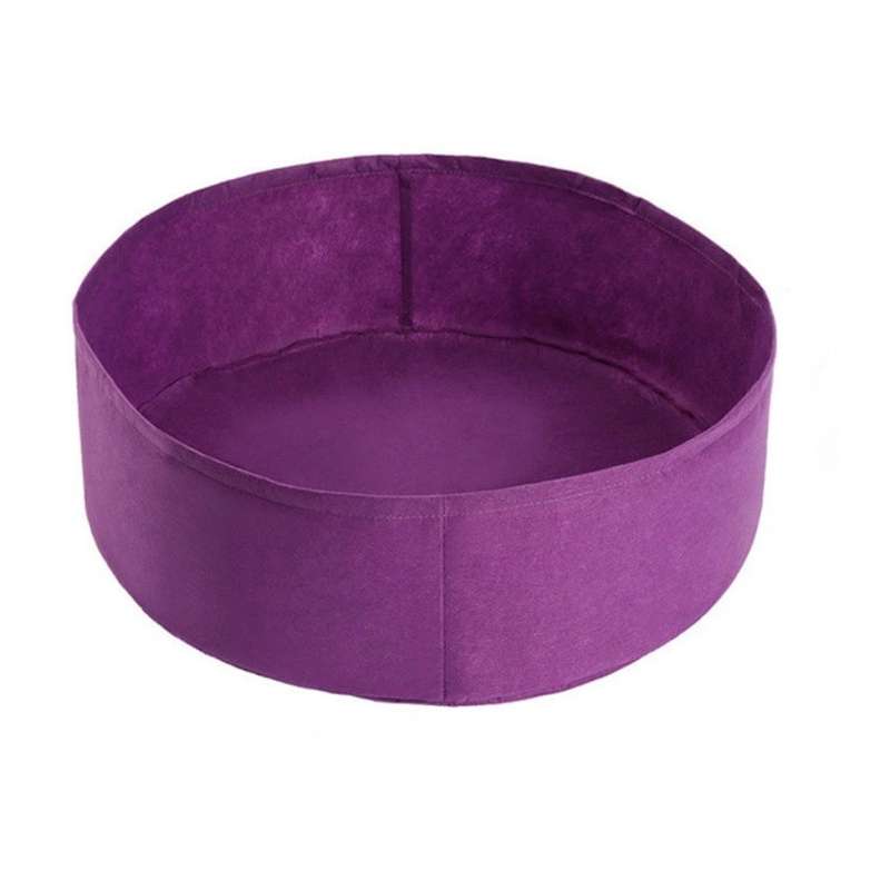90x30cm 190L Felt Planting Barrel Indoor Outer Round Plant Bag Non-Woven Seedling Bag(Green)
