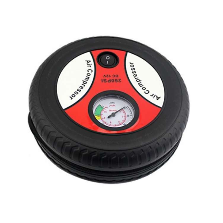 DC12V 12A Car Portable Air Pump Electric Car Tire Pump, Specification 19-cylinder Large Motor