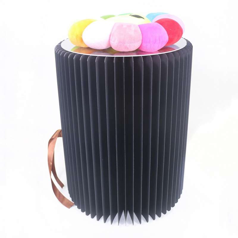SH-236 Short Folding Paper Stool Household Multifunctional Convenient Stool(Orange)
