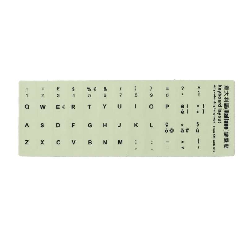 3 PCS Luminous Keyboard Stickers Notebook Desktop Computer Keyboard Stickers(English Arabic)