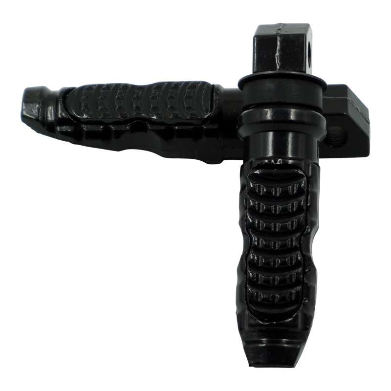 Motorcycle Off-Road Car Accessories Modified Aluminum Alloy Non-Slip Foot Pedal(Black)