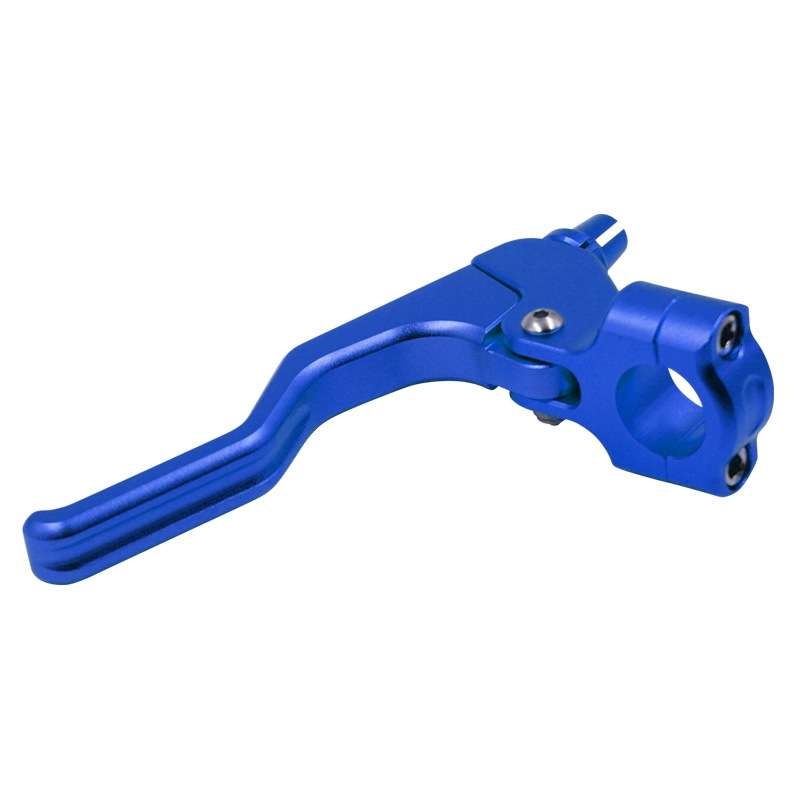 ATV Clutch Hand Brakes CNC Aluminum Alloy 22mm Handle Holder Universal Handbrake(Blue)