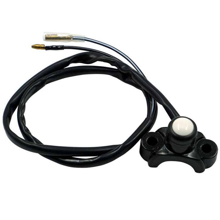 Motorcycle Modification Self-Locking Single Switch Headlight Fog Light Brake Light Emergency Light S