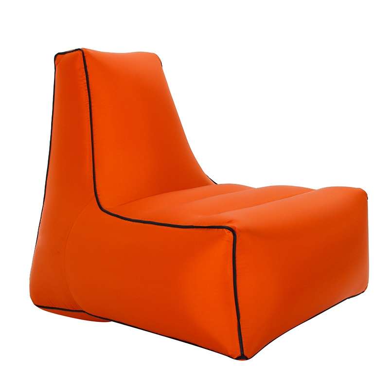 BB1082 Inflatable Sofa Inflatable Bed Outdoor Folding Portable Air Sofa Size: 85 x 80 x 75cm(Pink)