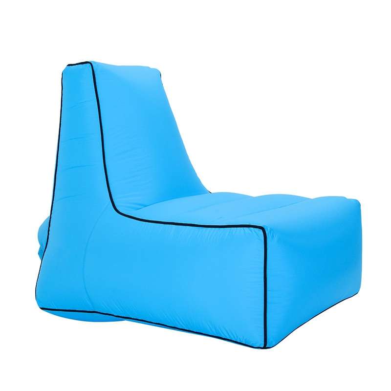 BB1082 Inflatable Sofa Inflatable Bed Outdoor Folding Portable Air Sofa Size: 85 x 80 x 75cm(Pink)