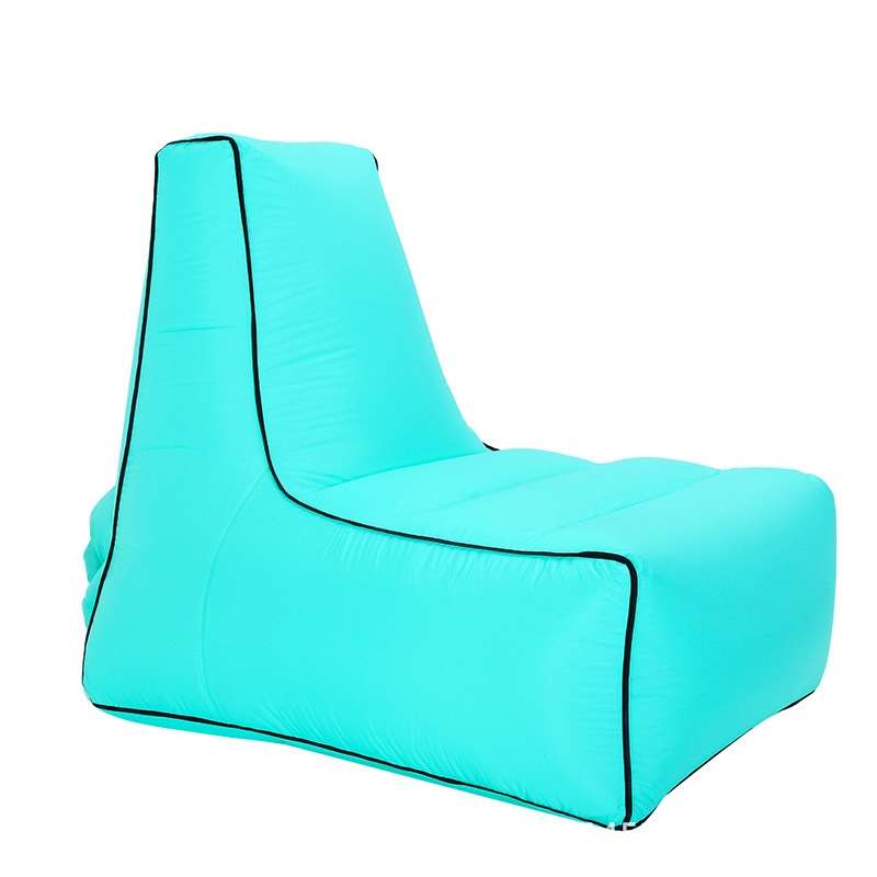 BB1082 Inflatable Sofa Inflatable Bed Outdoor Folding Portable Air Sofa Size: 85 x 80 x 75cm(Pink)
