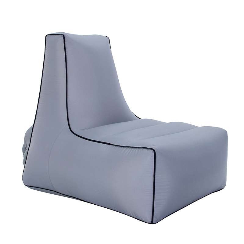 BB1082 Inflatable Sofa Inflatable Bed Outdoor Folding Portable Air Sofa Size: 85 x 80 x 75cm(Pink)