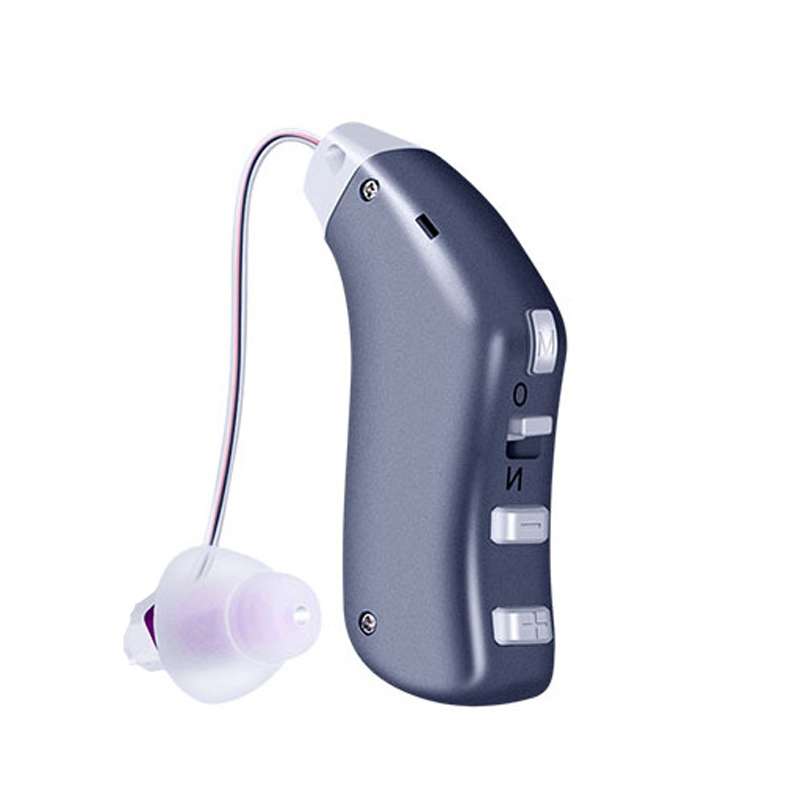 G28 Old Man Hearing Aid Sound Amplifier Sound Collector, Style: Right Ear(Skin Color)