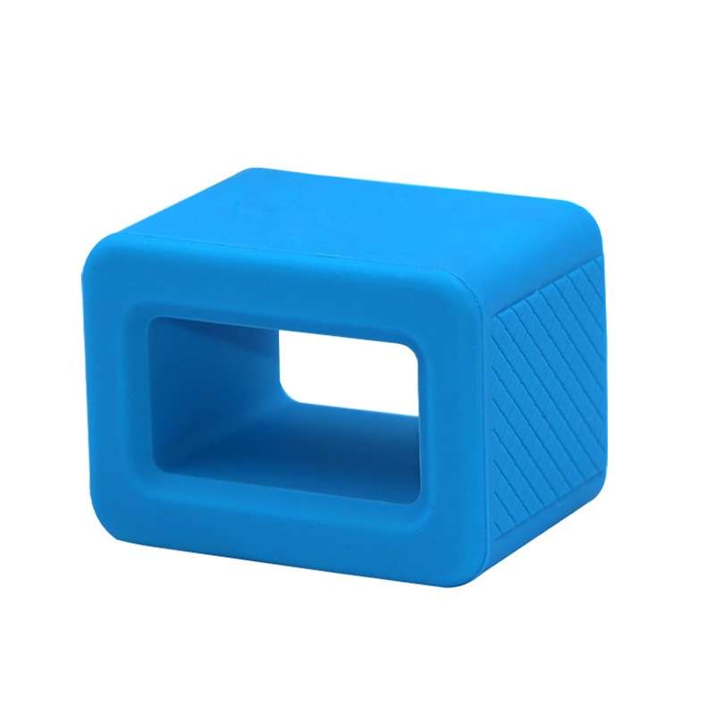 Safety Belt Holder Silicone Buckle Protective Cover(Blue)