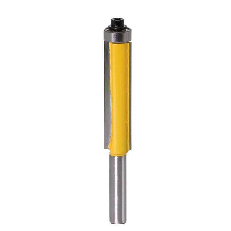 8-Handle Extended Trimming Cutter With Bearing Woodworking Line Milling Cutter, Specification: 8x1/2