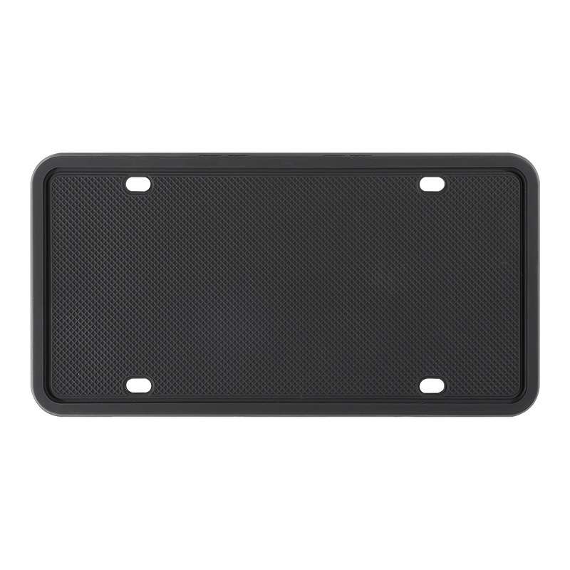 2 Sets Waterproof Rustproof Non-damaging Car Paint Silicone License Plate Frame, Specification: US B