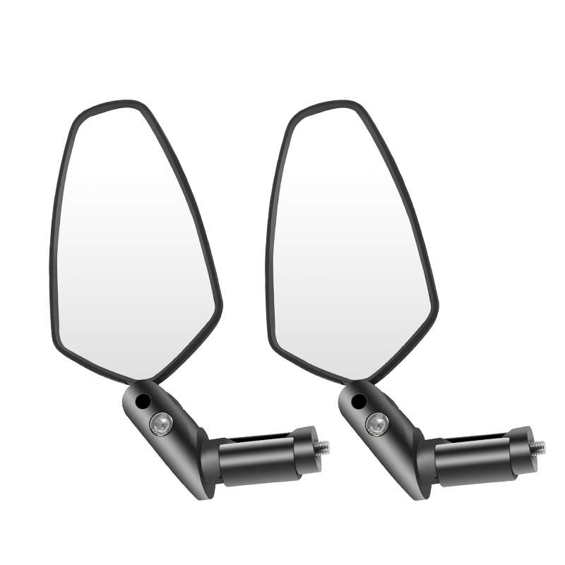 1 Pair WEST BIKING Bicycle Rearview Mirror Adjustable Mirror Mountain Bike Foldable Rearview Mirror(