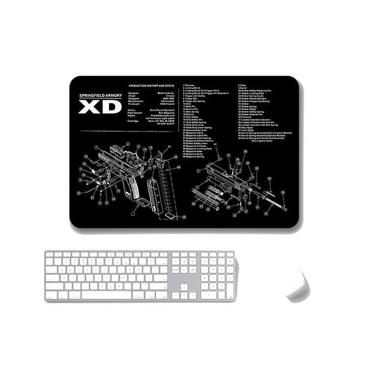 2 PCS Heat Transfer Non-Slip Single-Sided Office Gaming Mouse Pad 3mm(SPS-XD)