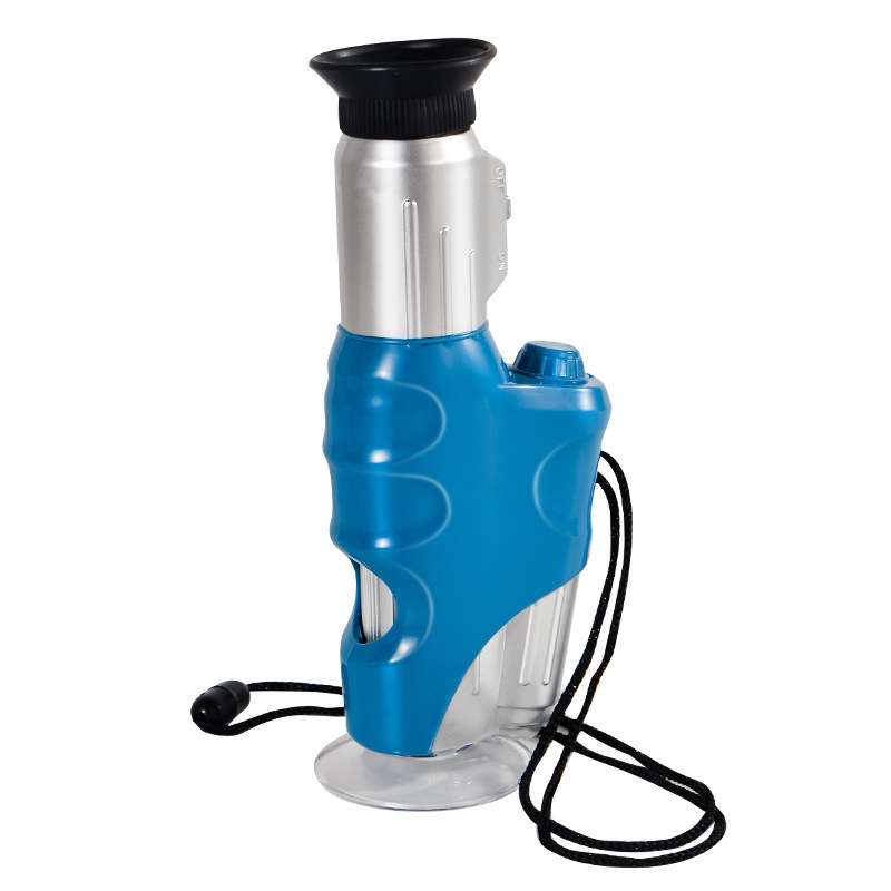 C2122 20X-60X Children Handheld Microscope Scientific Experiment Toy Outdoor Adventure STEAM Teachin
