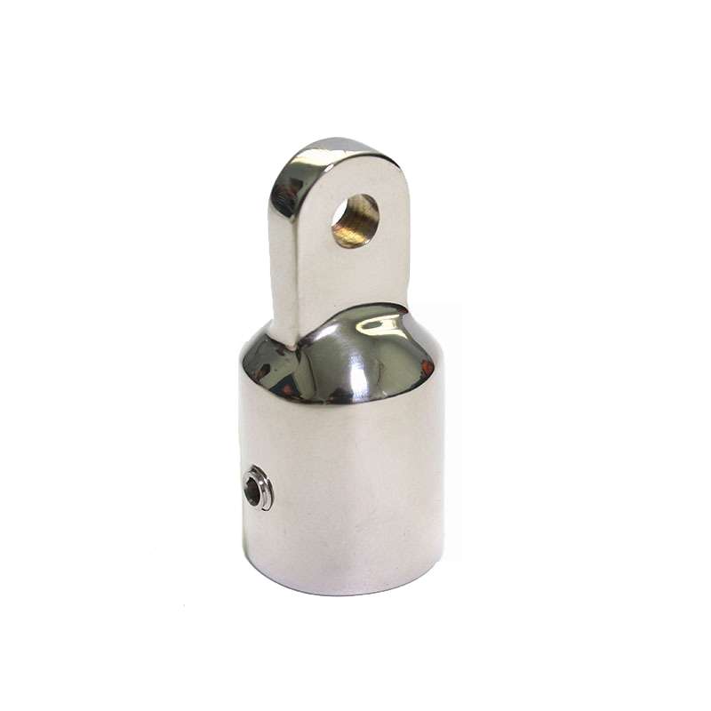 30mm Ordinary Single Top Silk Slip Cap 316 Stainless Steel Yacht RV Awning Accessories