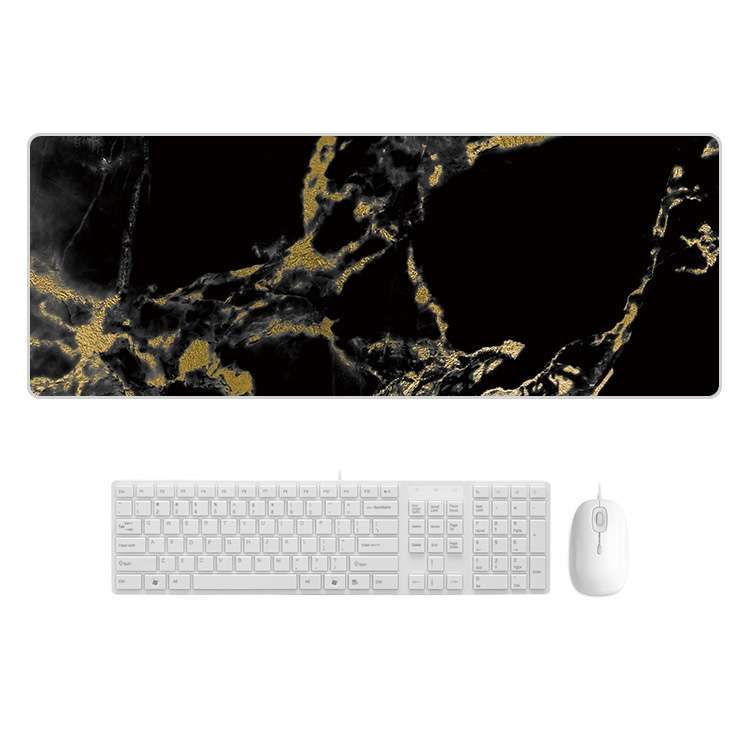 300x800x2mm Marbling Wear-Resistant Rubber Mouse Pad(Cool Marble)