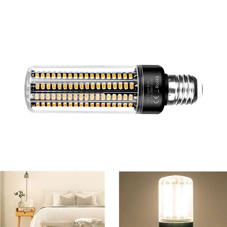 20W 5736 LED Corn Light Constant Current Width Pressure High Bright Bulb(E27 White)
