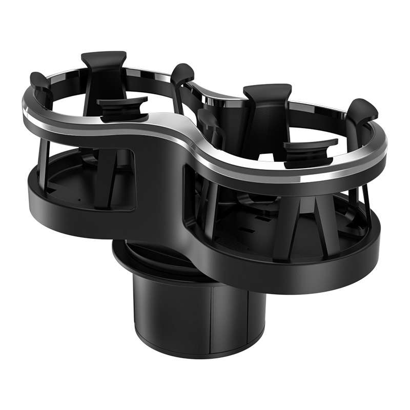 SHUNWEI SD-1038 Car Dual-Hole Water Cup Holder Cola Vacuum Flask Holder One For Two Beverage Ho