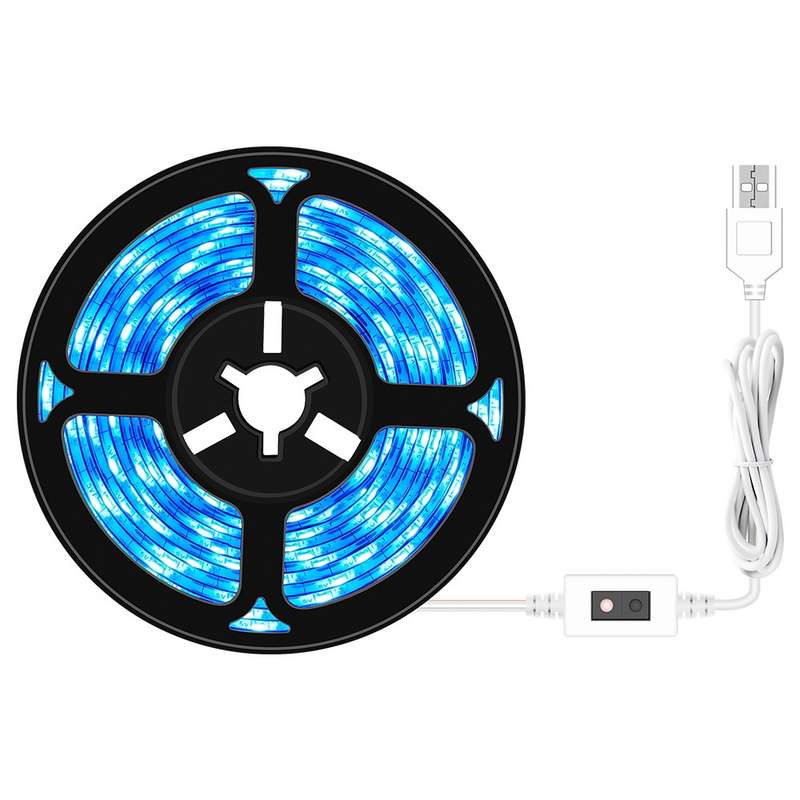 1m Waterproof Plant Growth Lamp LED Light Strip Hand Sweep Dimming Full Spectral Plant Fill Light