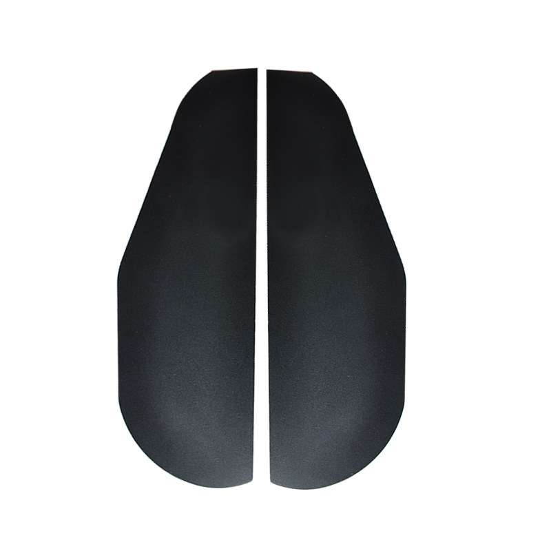 Car Rear View Mirror Rain Eyebrow Cover Catering Mirror Aluminum Alloy Rain Shield(Aluminum Alloy Bl