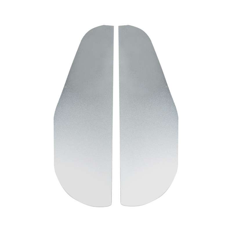 Car Rear View Mirror Rain Eyebrow Cover Catering Mirror Aluminum Alloy Rain Shield(Aluminum Alloy Si