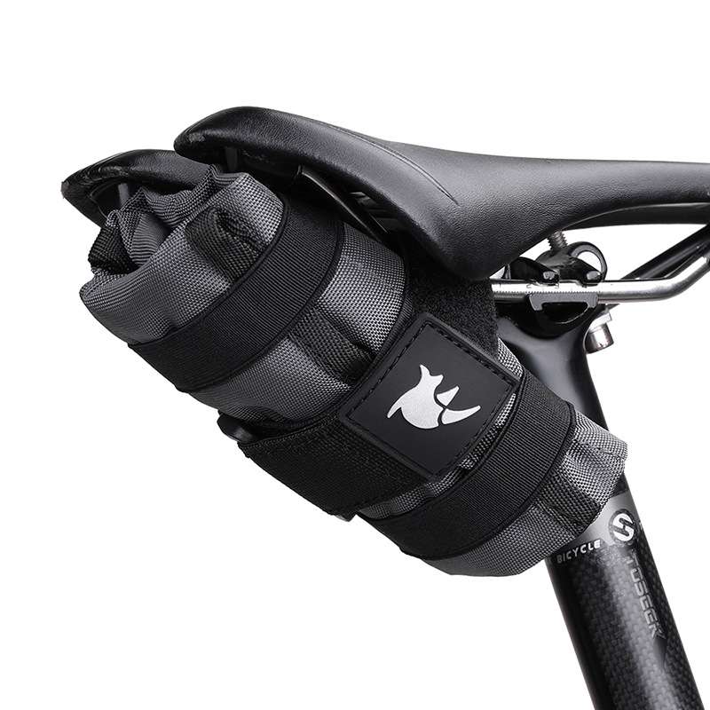 Rhinowalk RK5100 Bicycle Tools Storage Bag Mountain Bike Saddle Bag(Black)