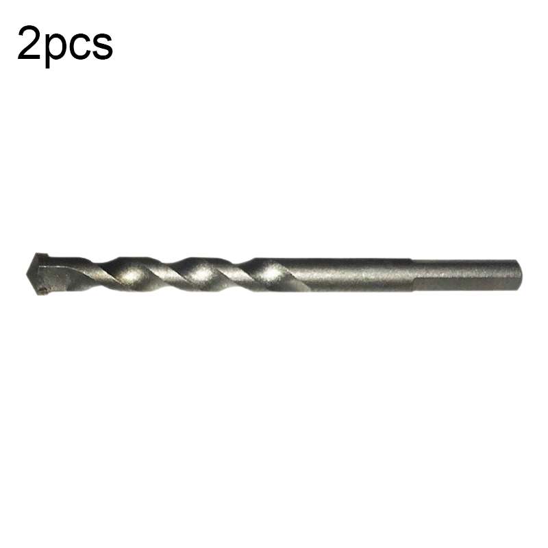 2pcs Hand Electric Drill Shock Drill Wall Mix Soil Cement Wall Construction Drill Bit, Model: 12x115
