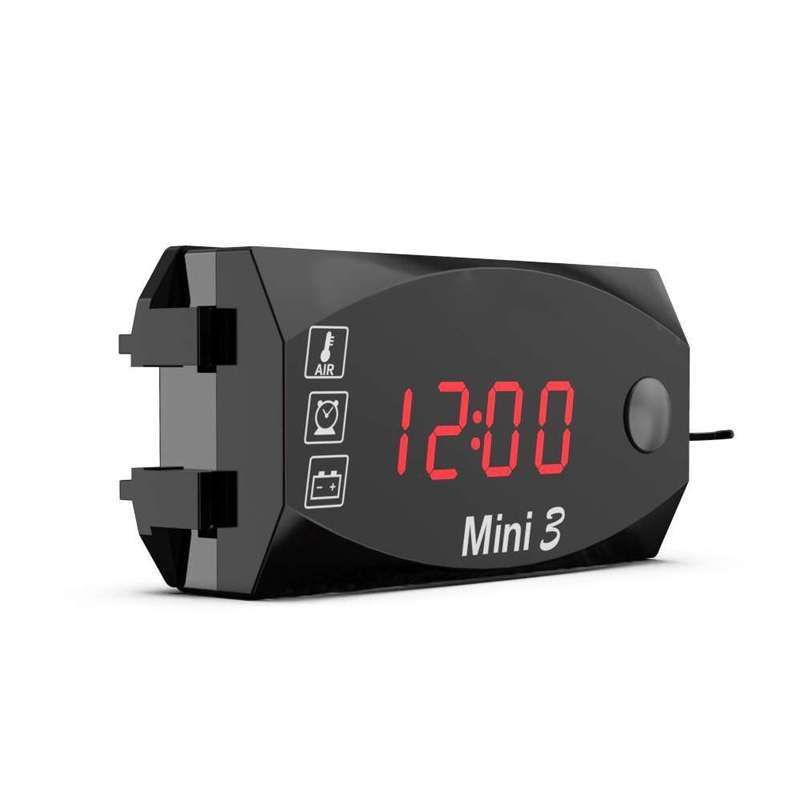 Voltage Clock And Temperature 3 In 1 LED Electronic Meter Large-Screen Digital Display Waterproof An