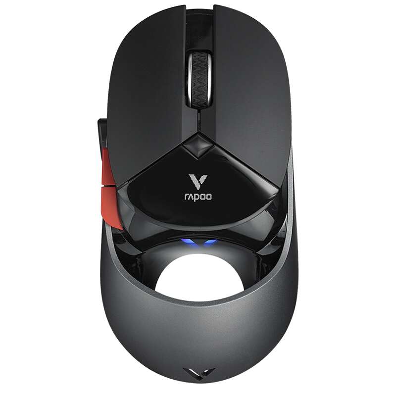 Rapoo VT960 1600 DPI 7 Keys Dual Mode Macro Programmable Symphony RGB Backlit Wireless Gaming Mouse(