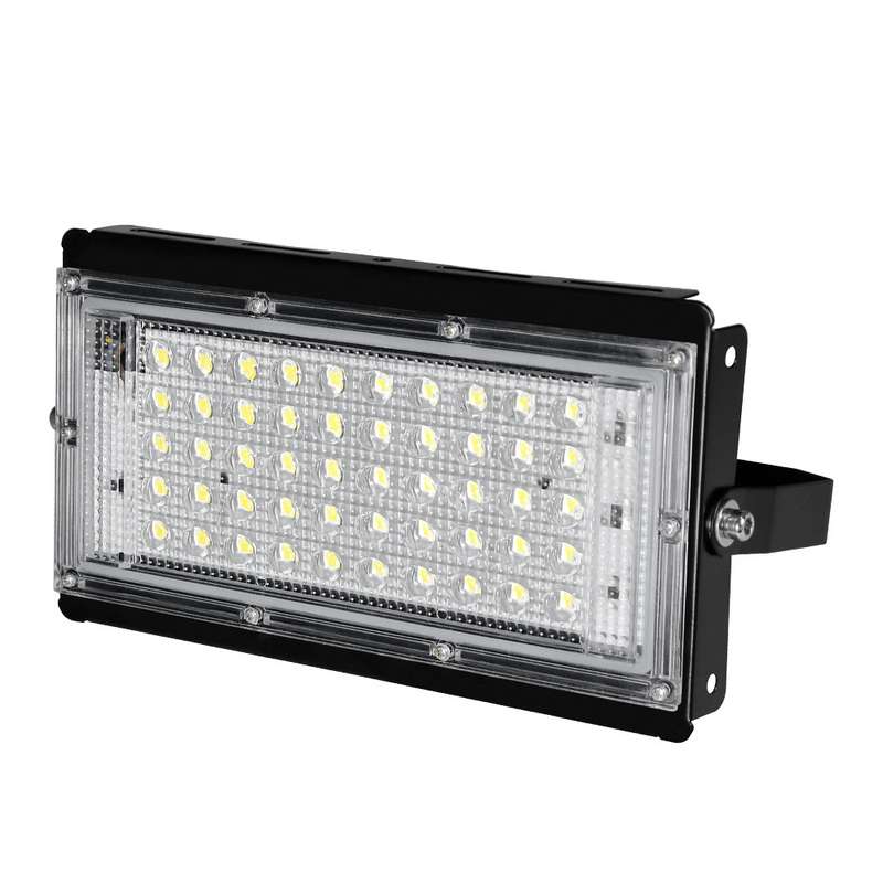 Waterproof LED Flood Light Outdoor Garden Light Construction Site Lighting Project Light, Specs: 50W